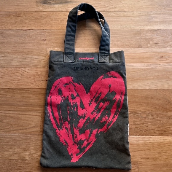 Desigual Tote/Hand Bag “Me and You” - Picture 5 of 13
